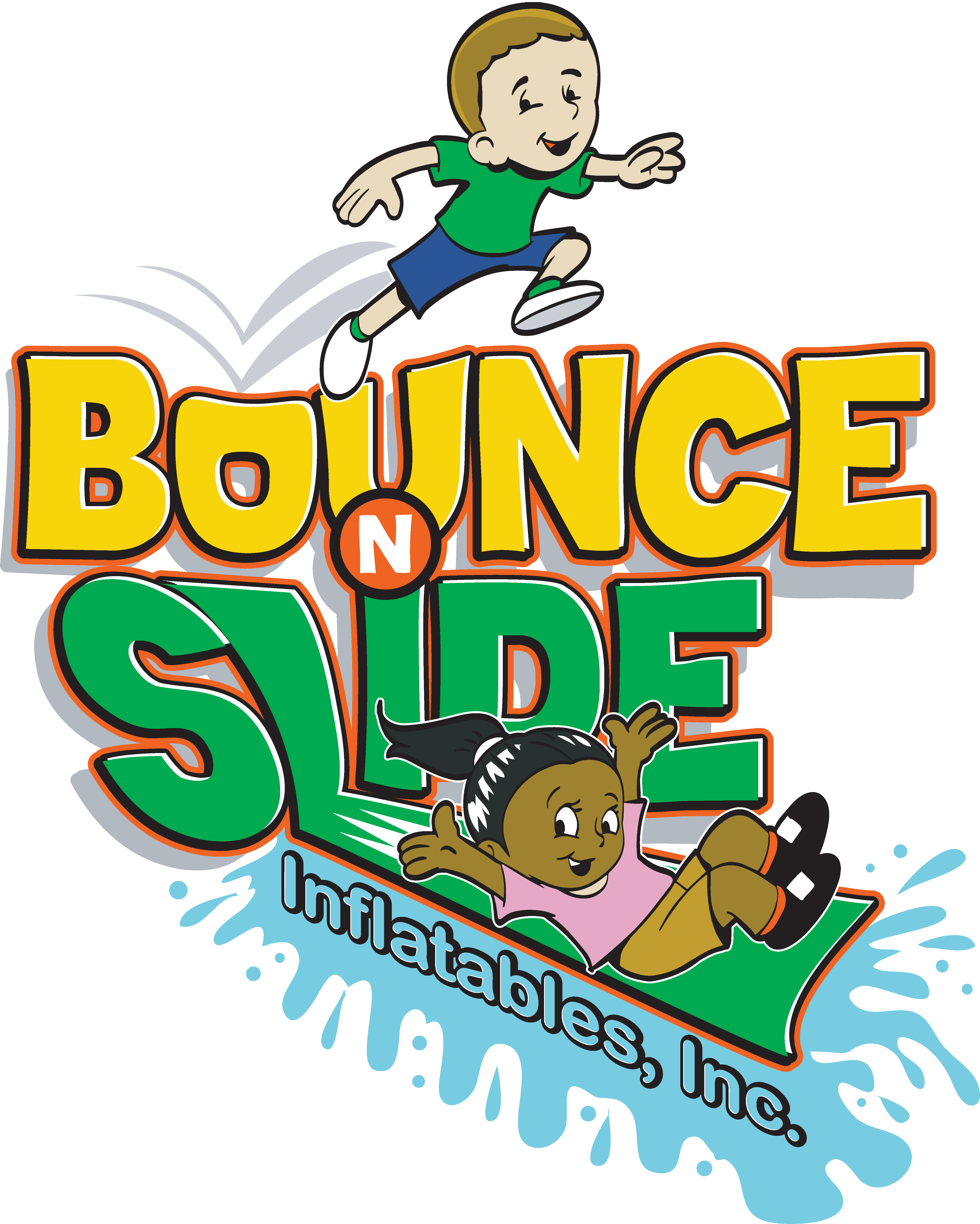 Bounce N Slide Logo Jerome Wilson Inventory