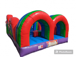 Obc 1711355200 Obstacle Course (straight design) Wet/Dry 60' long 18' tall