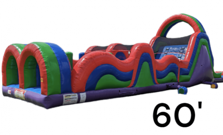 Obstacle Course (straight design) Wet/Dry 60' long 18' tall 