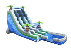 22’ Tropical Blue Marble Dual Lane